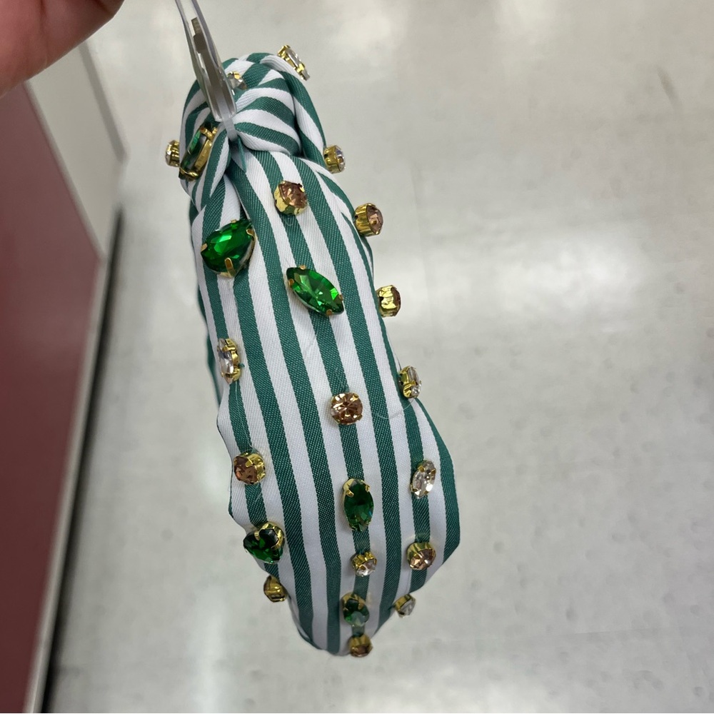 NWT ⚜️💚⚜️ Piper K Gorgeous Crystals Embellished Hair Headband - Picture 7 of 8